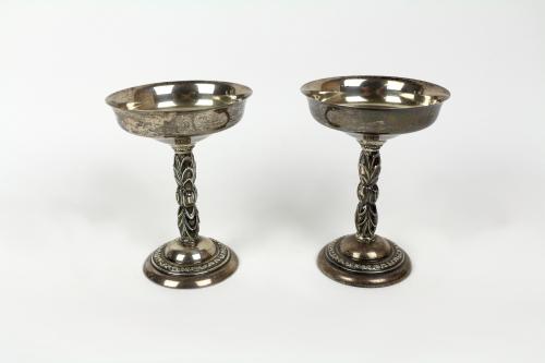 PAREJA DE COPAS EN PLATA