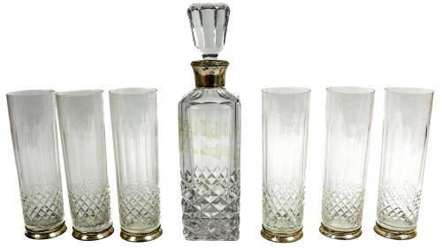 BOTELLA Y 12 VASOS DE WHISKY