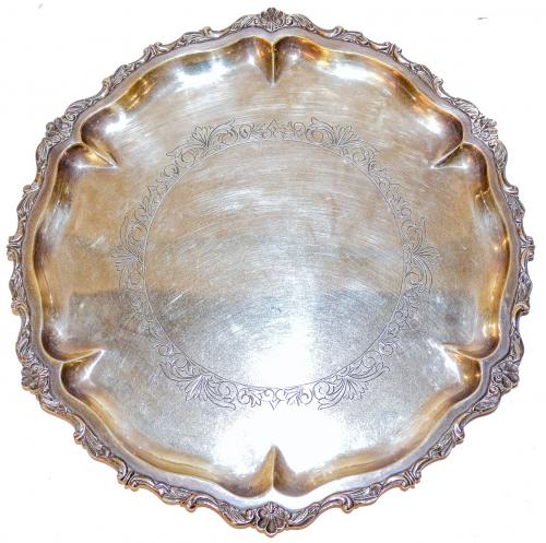 BANDEJA CIRCULAR GRABADA