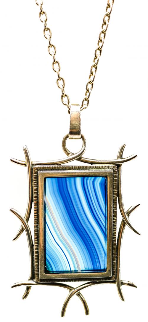 CADENA Y COLGANTE DE PLATA