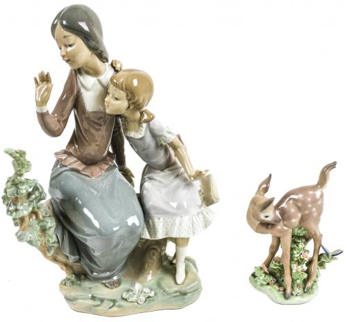 "MADRE CON HIJA" Y  "BAMBI"
