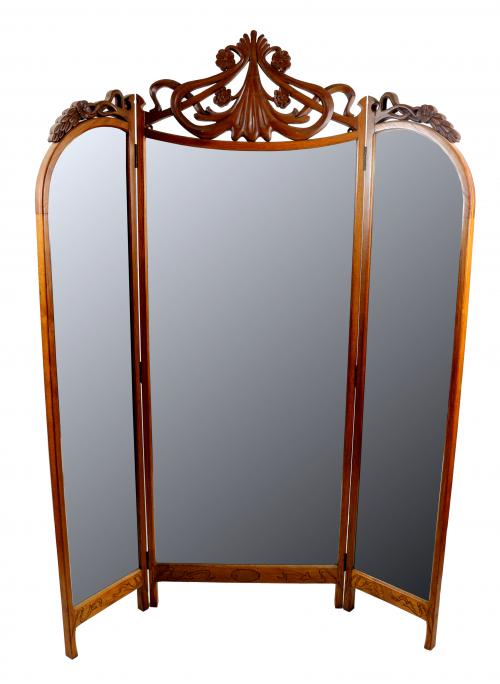 GRAN ESPEJO TRIPTICO DE VESTIDOR