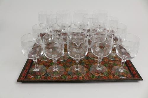 CONJUNTO DE COPAS EN CRISTAL