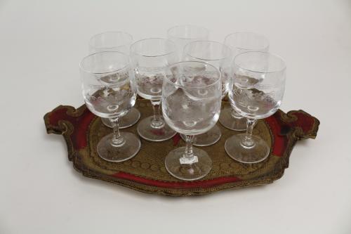 CONJUNTO DE COPAS EN CRISTAL