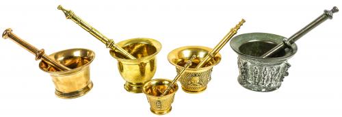COLECCION DE 5 MORTEROS