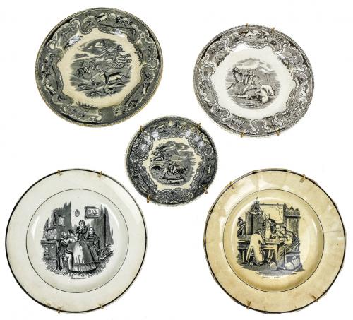 LOTE DE PLATOS EN LOZA DE "CARTAGENA"