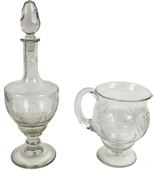 JARRA Y BOTELLA LICORERA