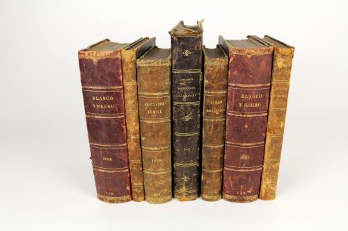 LOTE DE LIBROS SEIS LIBROS DEL S. XIX