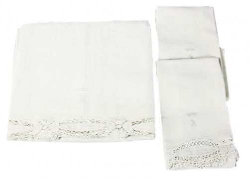 JUEGO DE CAMA DE MATRIMONIO DE PPS. DEL S.XX