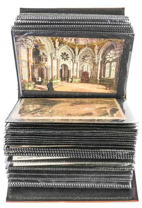 LOTE DE 100 POSTALES DE CATALUÑA