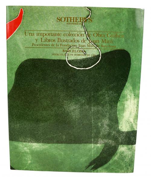 CATALOGO  SOTHEBY'S "COLECCION JOAN MIRO"