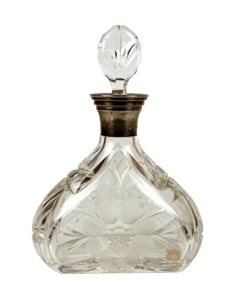 BOTELLA LICORERA EN CRISTAL DE LOS AÑSO 30