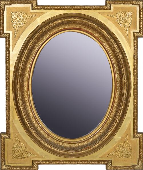 ESPEJO DE PARED DEL ÚLTIMO CUARTO DE SIGLO XIX