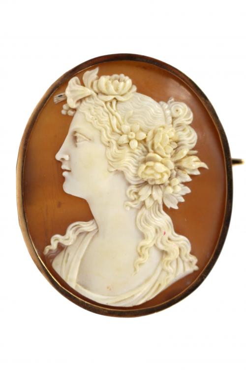 BROCHE CAMAFEO DEL S.XIX
