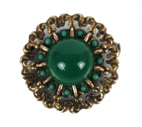 BROCHE CON CRISOPASA AÑOS 30