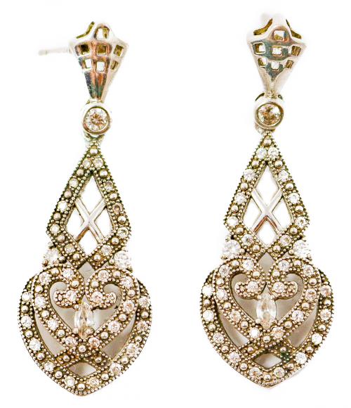 PENDIENTES PLATA CON CIRCONITAS