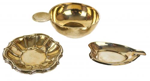 TRES PIEZAS DE PLATA