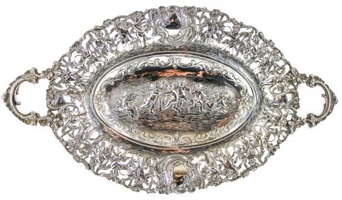 CENTRO DECORATIVO DE PLATA 