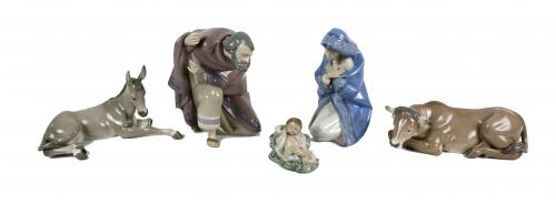 FIGURAS "NACIMIENTO" EN PORCELANA LLADRÓ