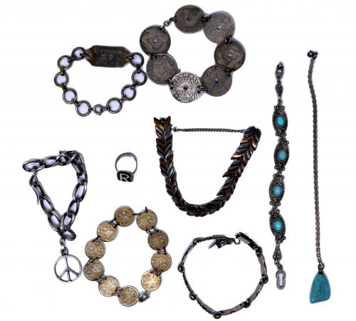 LOTE DE JOYERÍA DE PLATA