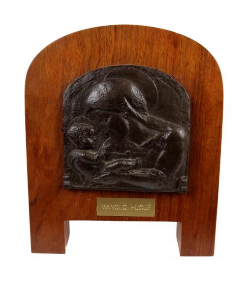 PLAFON EN BRONCE "MATERNIDAD"
