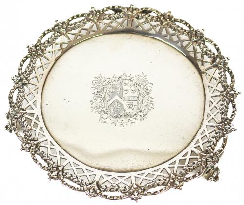 CENTRITO DECORATIVO DE PLATA INGLESA