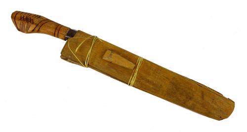 MACHETE CON FUNDA DE MADERA