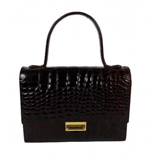 BOLSO EN PIEL DE COLODRILO
