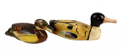 DOS PATOS DE "RECLAMO" DECORATIVOS