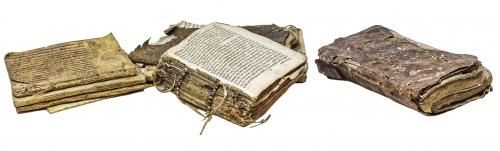 VARIOS CUADERNOS DE RECIBOS DE LOS SIGLOS XVII, XVIII Y XIX.