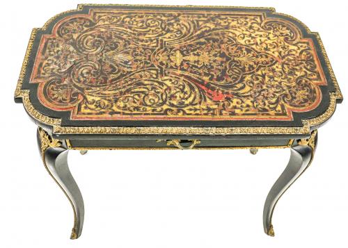 MESA FRANCESA DE ESTILO BOULLE