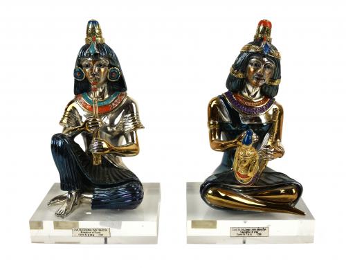 DOS FIGURAS DECORATIVAS "EGIPCIAS"