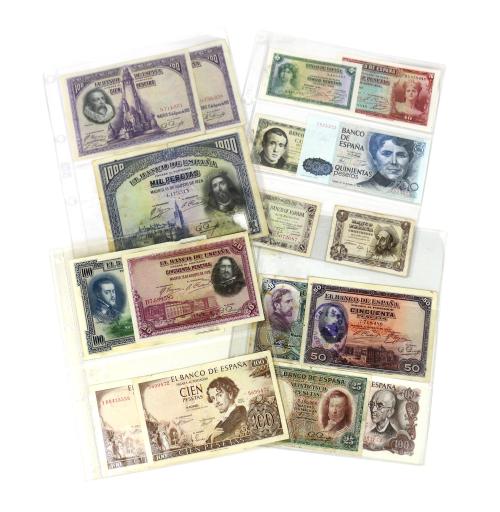 17 BILLETES DE ESPAÑA