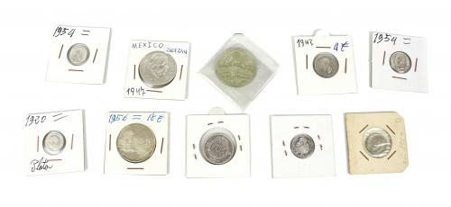 10 MONEDAS DE PLATA