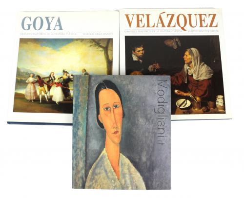 TRES LIBROS DE ARTE