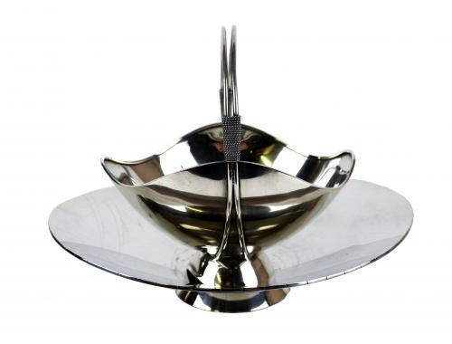 DOS CENTROS DE MESA EN PLATA