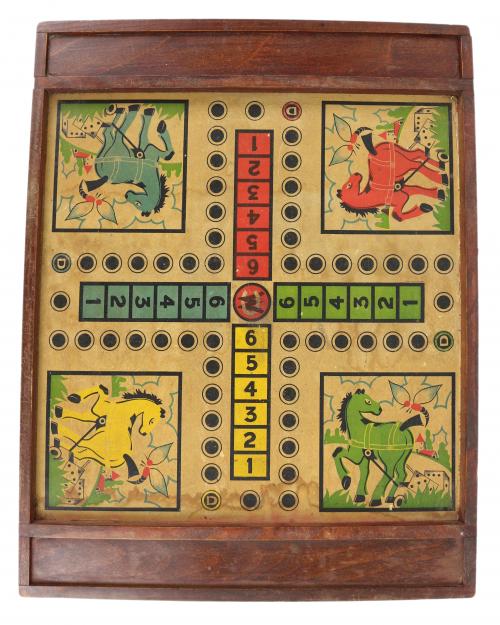 TABLERO PARCHIS Y AJEDREZ AÑOS 30-40