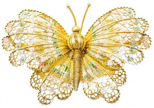 BROCHE MARIPOSA DE PPS. DEL S.XX