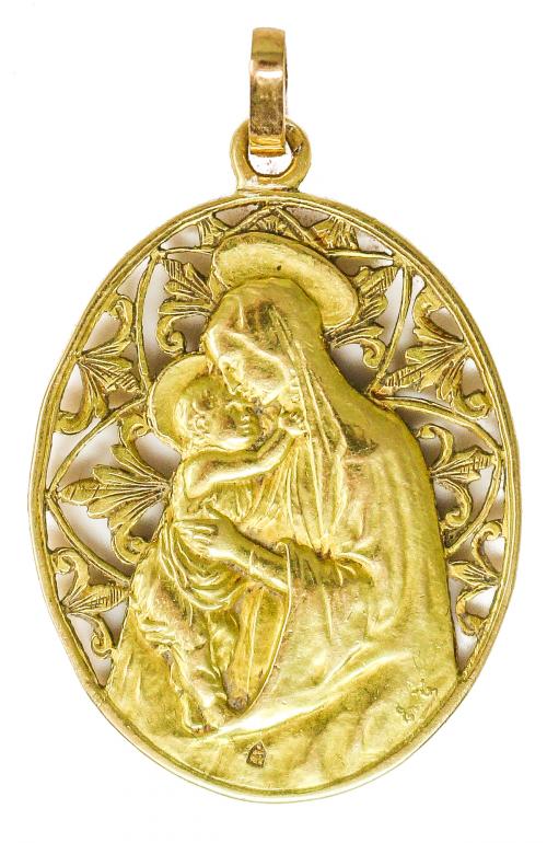 MEDALLA DEVOCIONAL DE LOS AÑOS 30