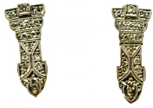 PENDIENTES LARGOS ART DECO