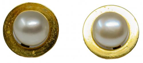 PENDIENTES CON PERLAS