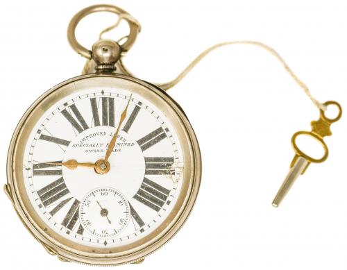 RELOJ DE BOLSILLO DE FLES. S.XIX