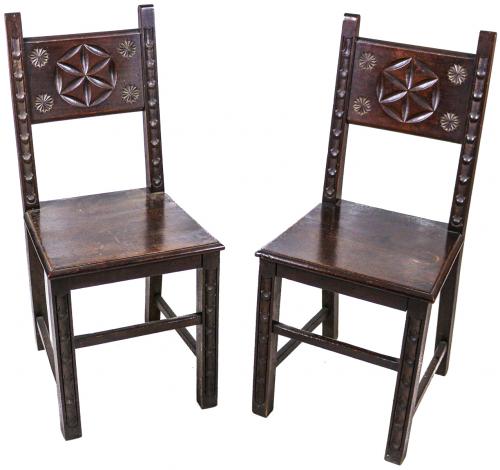 PAREJA DE SILLAS RÚSTICAS