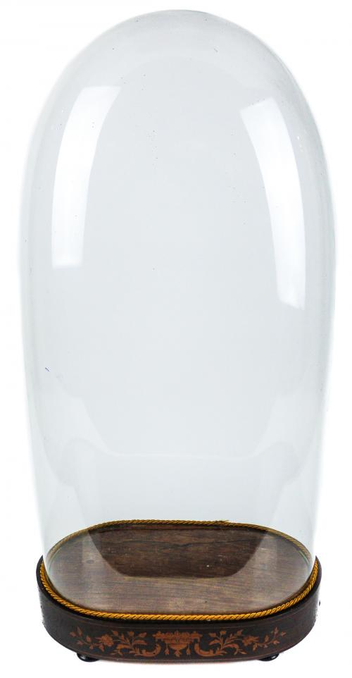 URNA DE CRISTAL DE ÉPOCA ISABELINA