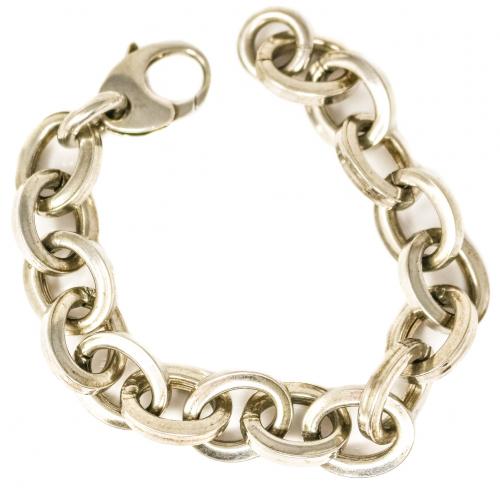 PULSERA ANCHA DE PLATA