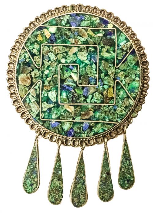BROCHE MEJICANO AÑOS 70
