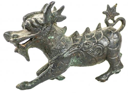 FIGURA ORIENTAL EN BRONCE