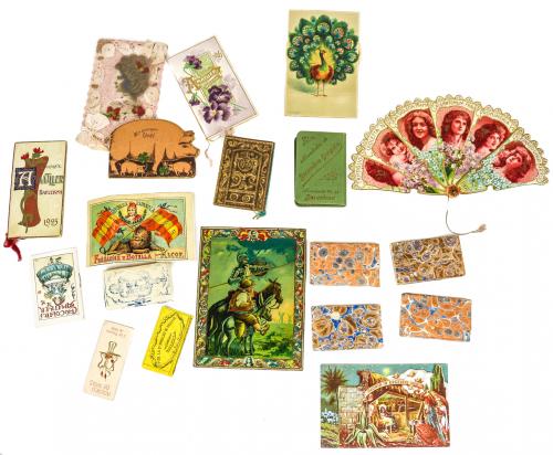 LOTE VARIADO DE POSTALES, PROGRAMAS, ALMANAQUES Y VARIOS