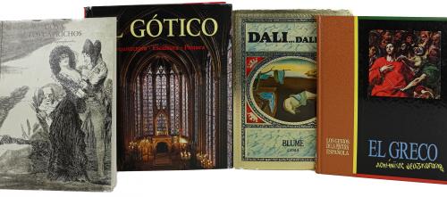 CUATRO LIBROS DE ARTE