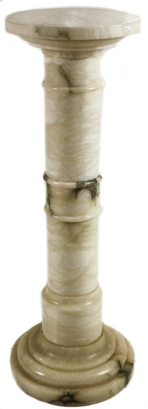 COLUMNA EN ALABASTRO DE LA SEGUNDA MITAD DEL S.XX
